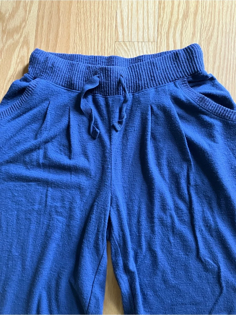 Saturday/Sunday brand by Anthropologie Wide-Leg Lounge Pants in Blue